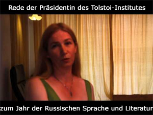 Rede der Präsidentin des Tolstoi-Institutes 
